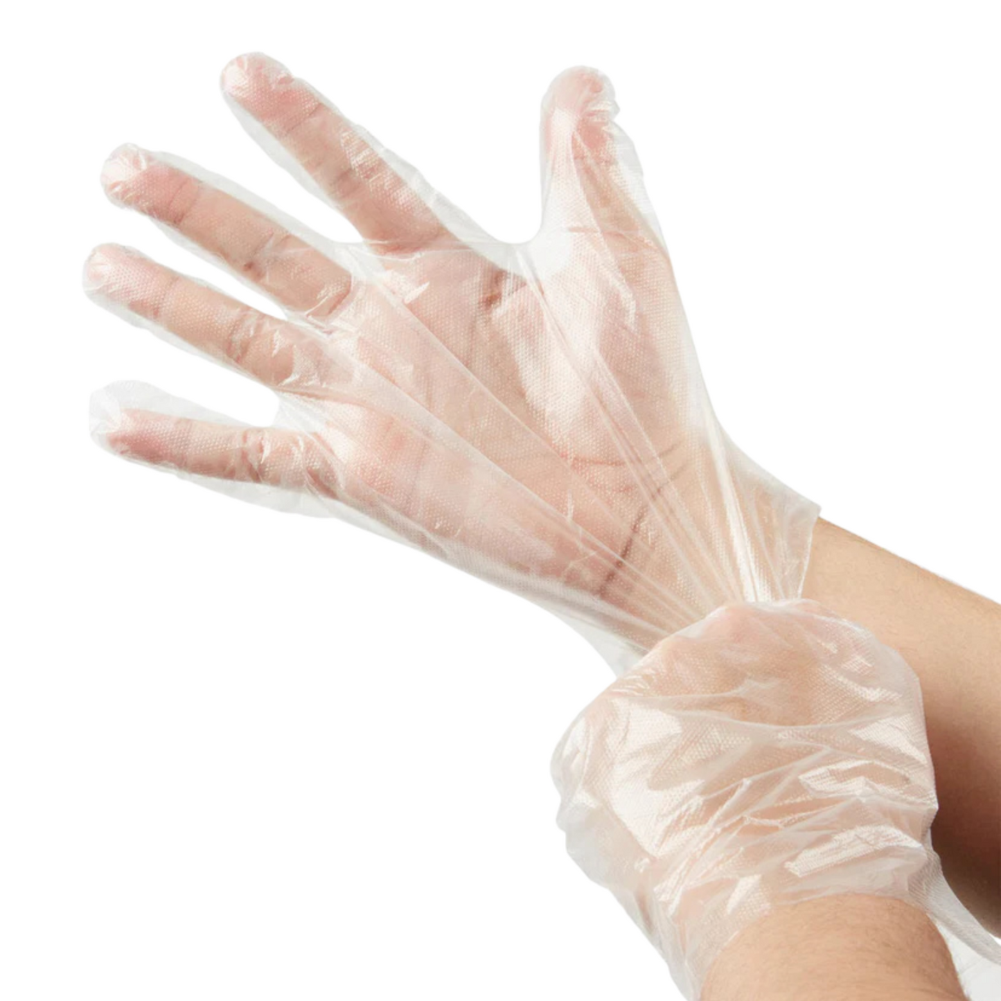 Wellcare HDPE Poly Glove Large (500 Count / Box, 20 Boxes / Case, 10,000 Gloves)